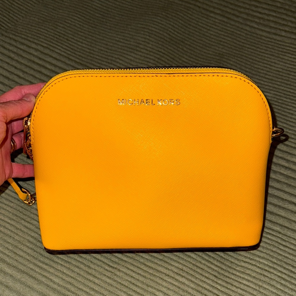 Michael Kors Yellow Crossbody Bag